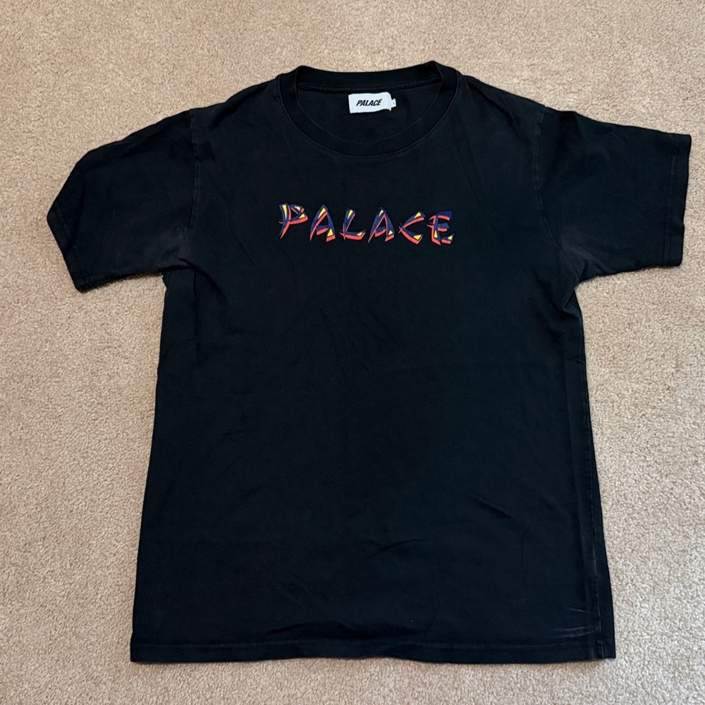 PALACE Black Tee with Dragon Logo
